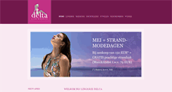 Desktop Screenshot of delta-lingerie.be